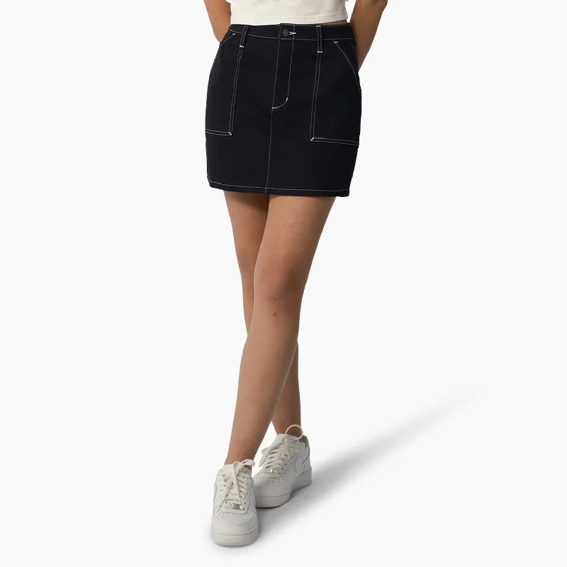 Comfortable Fashion Dickies Women's High Waisted Carpenter Skirt