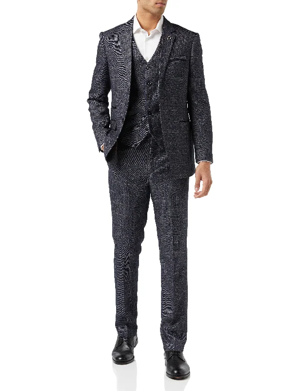 Personal Design JULES - GREY TWEED CHECK SUIT