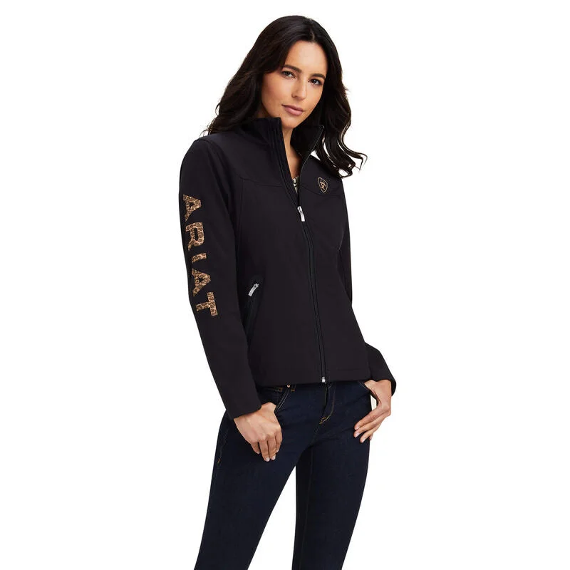 Trends Ariat New Team Black/Leopard Softshell Jacket