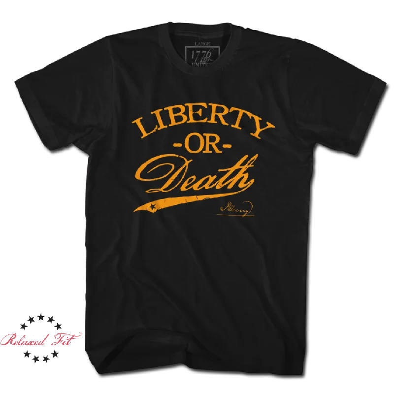 Simple Design Liberty Or Death Shirt (Halloween LIMITED) - Women's Relaxed Fit