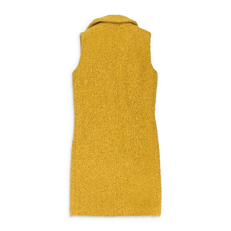 Comfortable Outfits GILET SAWYER SOFT CURLY MUSTARD COAT