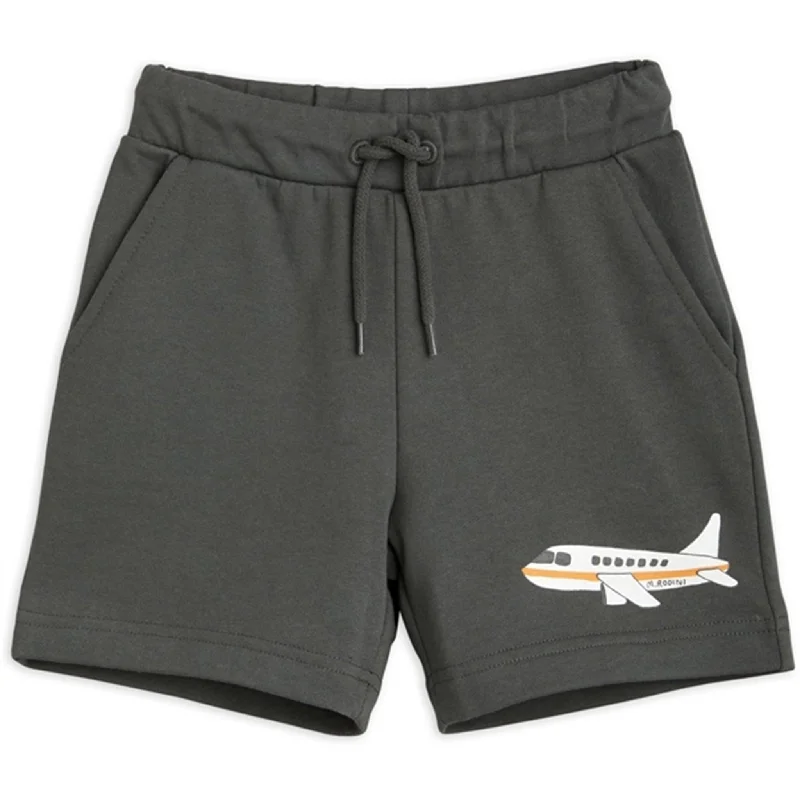 Fashion Must-have Mini Rodini Airplane Sweatshorts Grey