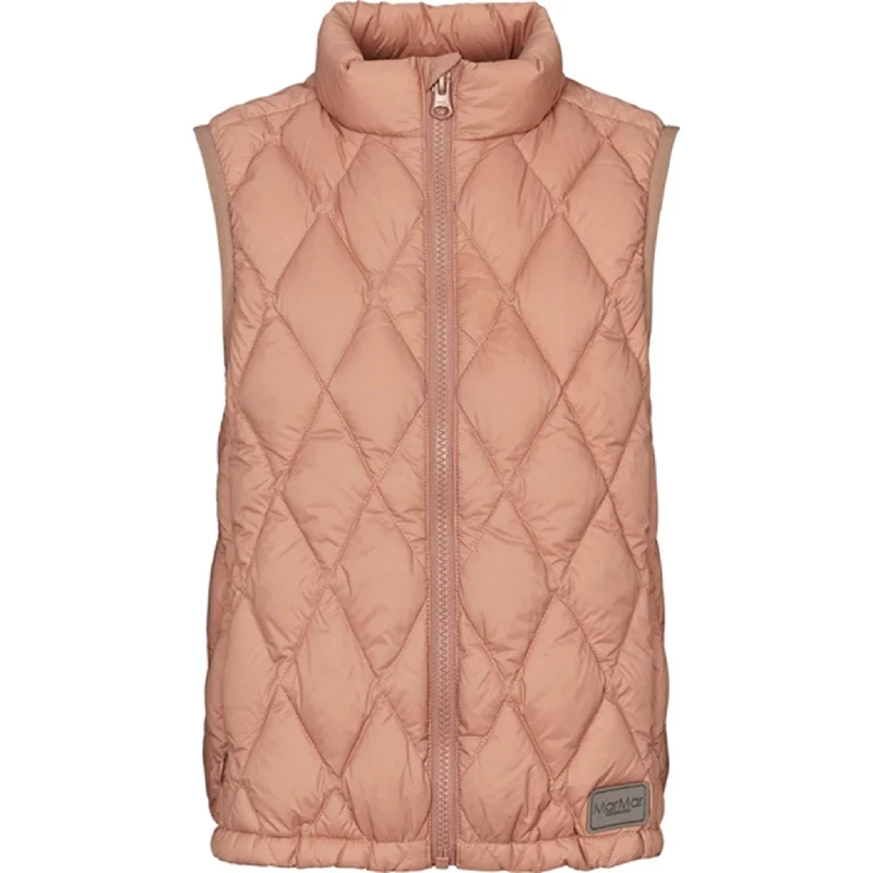 Fashion And Simplicity MarMar Orlando Light Puffer Down Vest Rose Brown