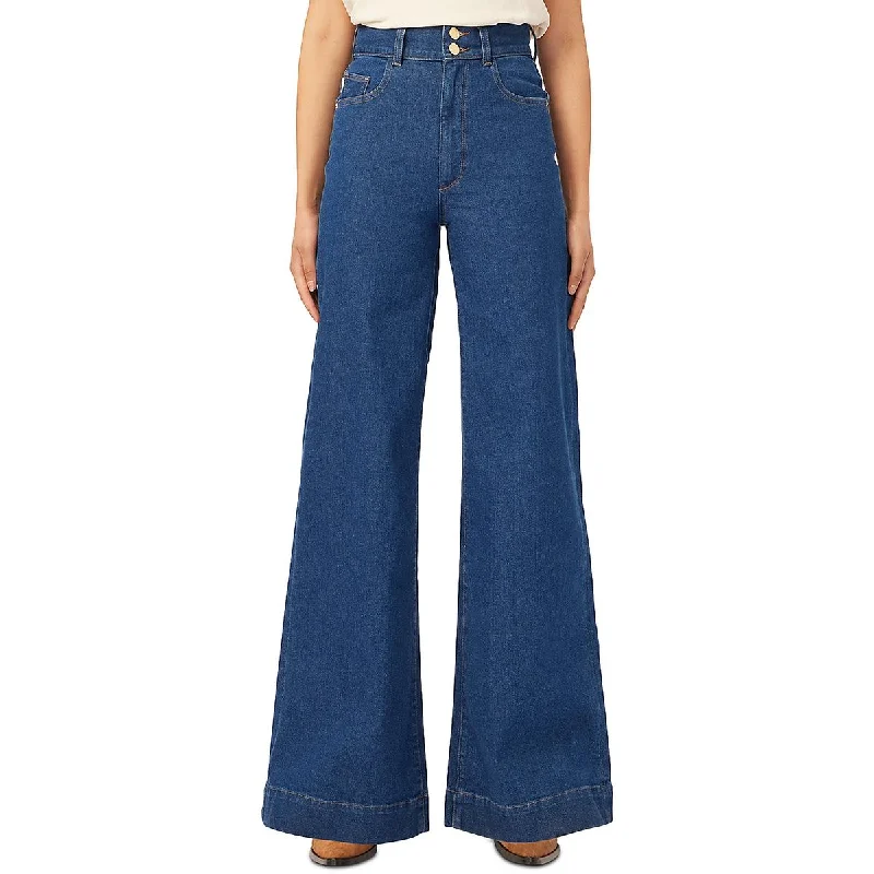 Versatile Itinerary DL1961 Womens Hepburn High Rise Denim Wide Leg Jeans