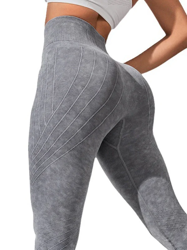 Simple Design ZASUWA Female Denim Scrunch Bum High-waisted Leggings