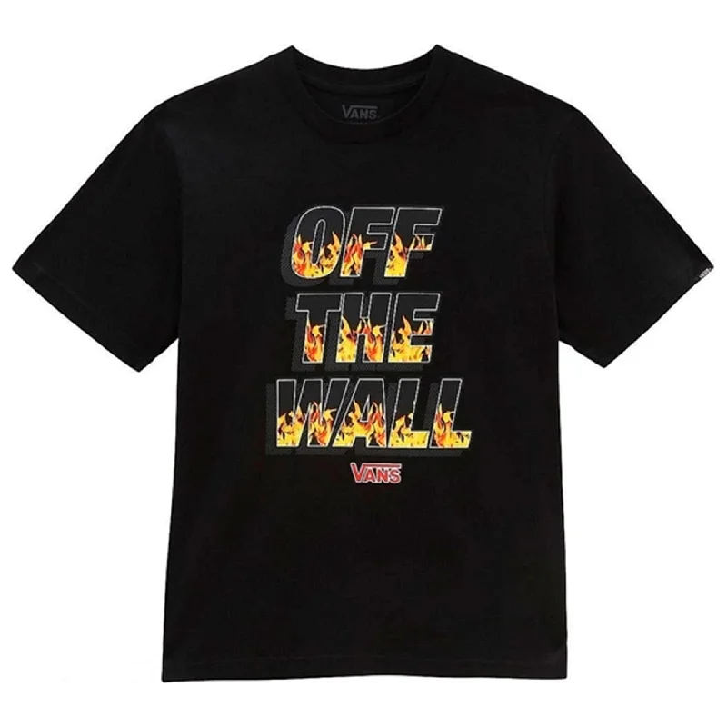 Retro Prints VANS Digi Flames T-Shirt Black