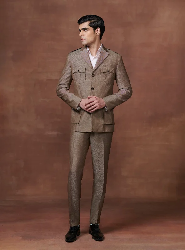 Fresh Wear OPULENT SAFARI: THE EXQUISITE WESTERN SAFARI SUIT