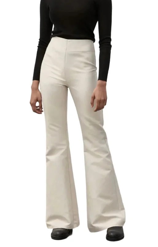 Trendy Items Flared Pant In Pearl