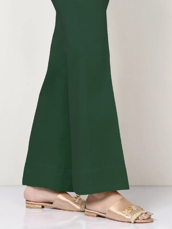 Fashion Must-have Satin Bootcut Pants - Green