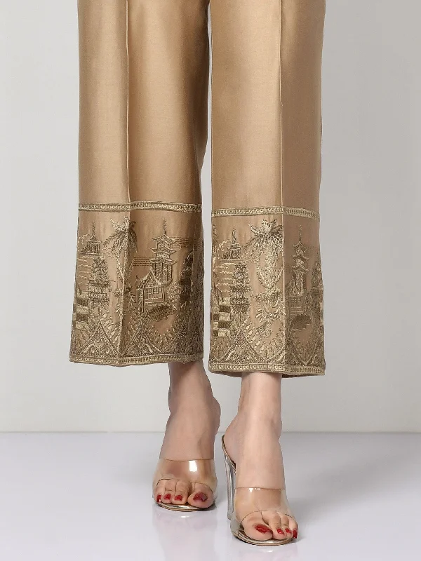 Urban Design Sense Embroidered Satin Pants