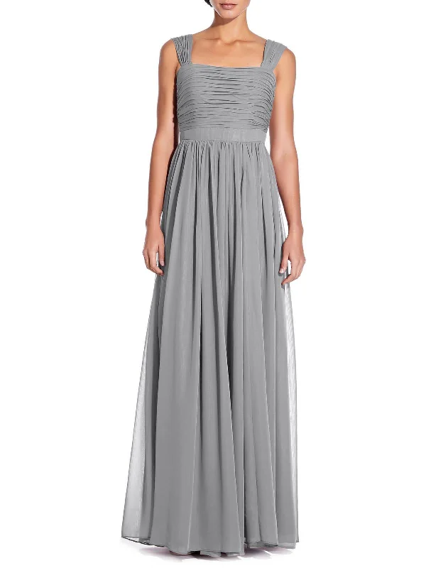 Sports Series Riley Womens Pleated Prom Evening Dress