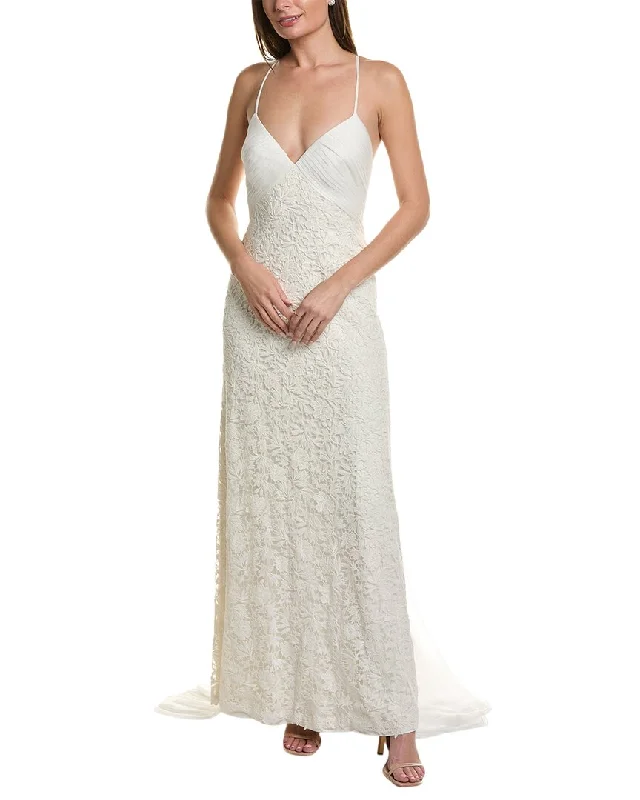 Fashionable Inner Wear Tadashi Shoji Lace Gown