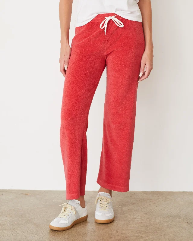 Minimal Classic Terry Cloth Crop Pant